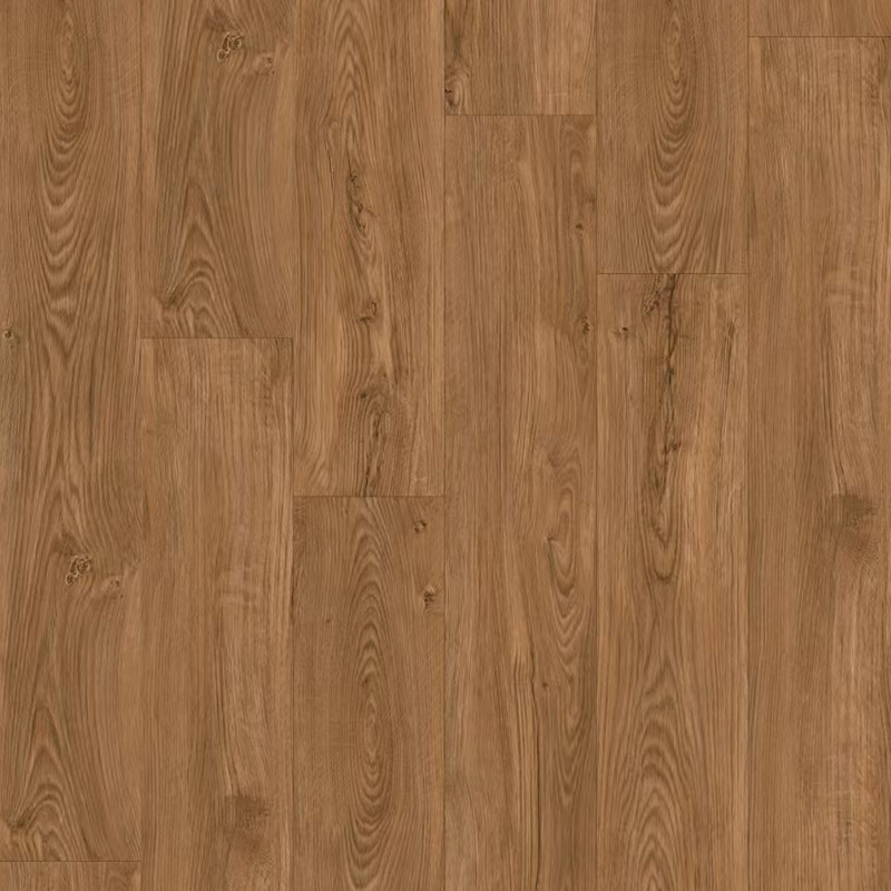 Topli smeđi uzorak hrastovog drva SPC Click Vinyl Parket Flooring